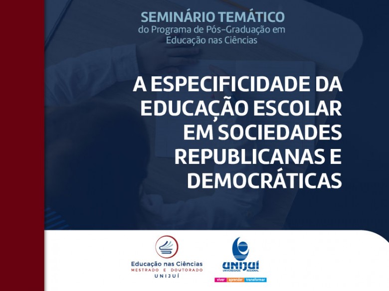 Seminário debaterá o ensino das Ciências na sala de aula