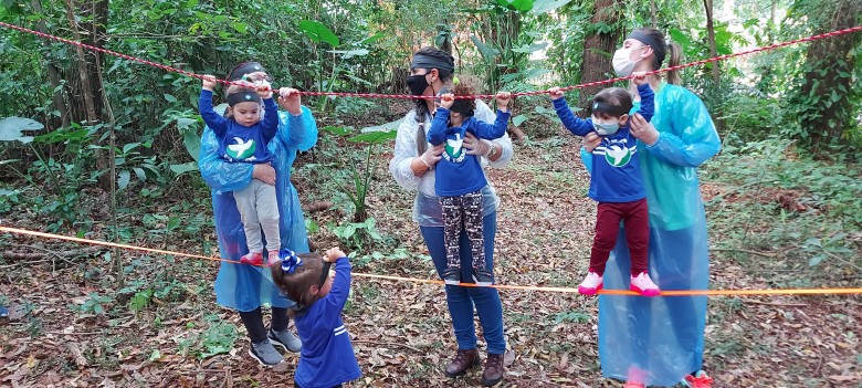 Aventuras no Bosque com as turmas da Educação Infantil
