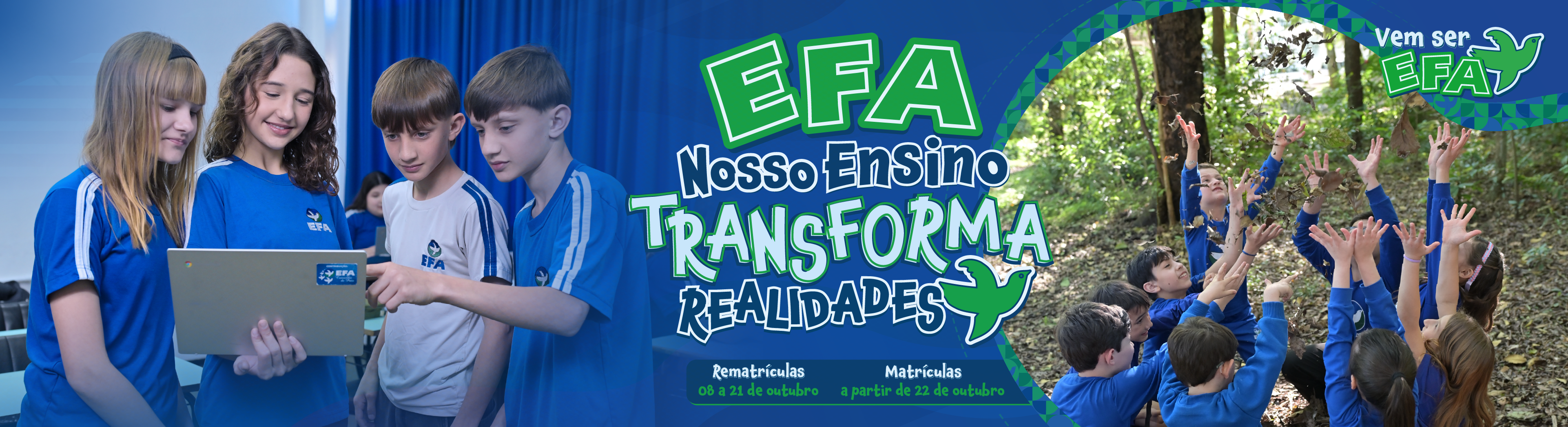 Banner EFA MATRIC ABERTAS