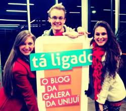 Ana, Gabriel e Betina (Comunicação Social) - Câmpus Ijuí