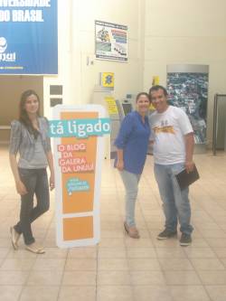 Fabiane Vogado (Engenharia Civil), Sandra Bilhalva (História), Jefferson Machado (Pedagogia) - Câmpus Santa Rosa