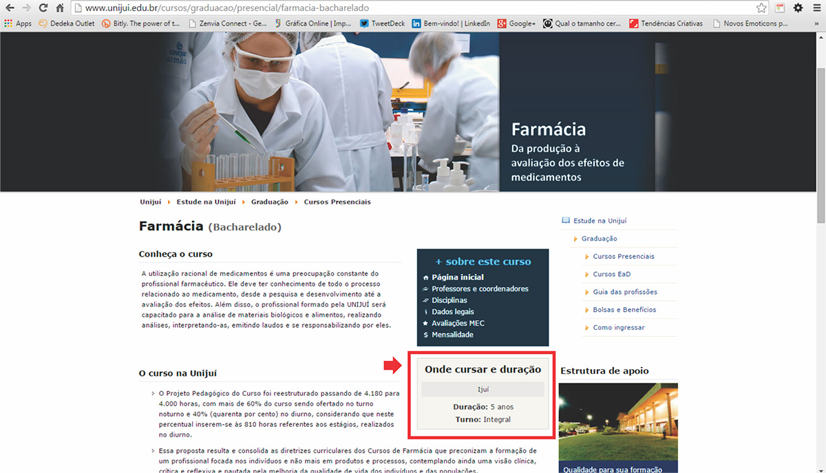 Onde cursar e duração