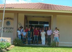 Alunos foram recepcionados na Prefeitura Municipal