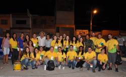 Equipes da UNIJUÍ e UNITRI durante o encerramento do projeto